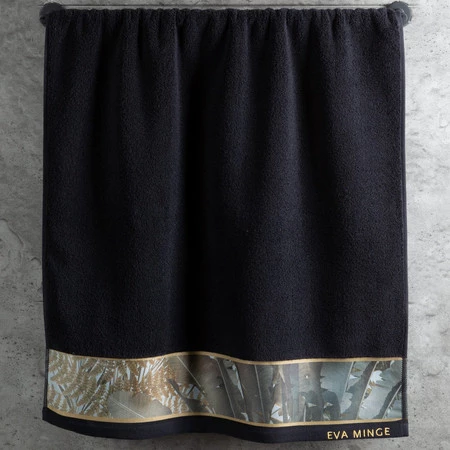 Ręcznik Eva 17 70 x 140 cm, Czarny