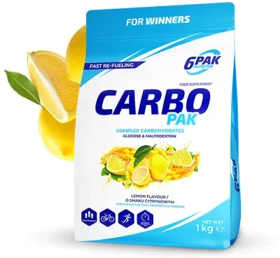 6PAK CARBO PAK 1000g LEMON