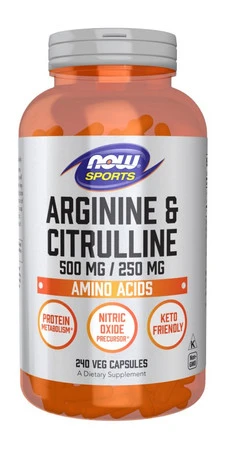 L-Arginine + L-Citrulline - Arginina i Cytrulina (240 kaps.)