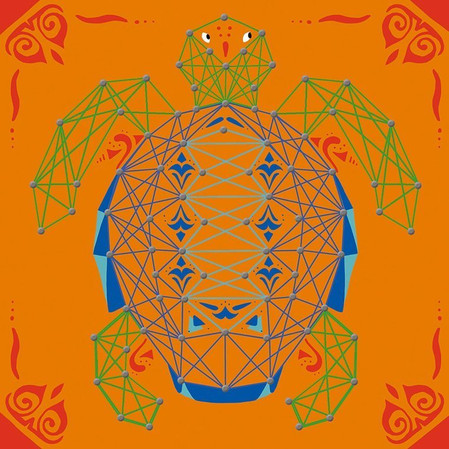 Janod Zestaw kreatywny Przeplatanka 3D String art Zwierzęta 10+