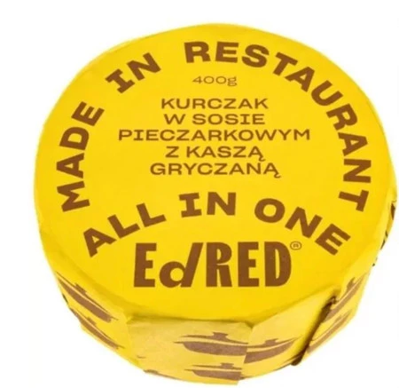 EdRED Kurczak W Sosie Pieczarkowym Z Kaszą Gryczaną 400 g