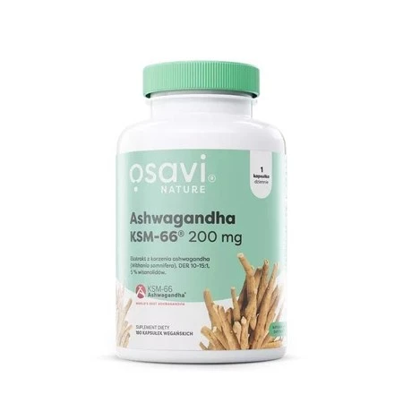 OSAVI Ashwagandha KSM-66® 200 mg (180 kaps.)