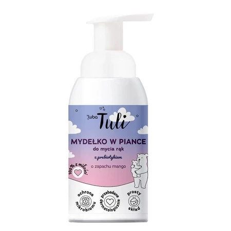 Tuli mydełko w piance do mycia rąk z prebiotykiem 250ml