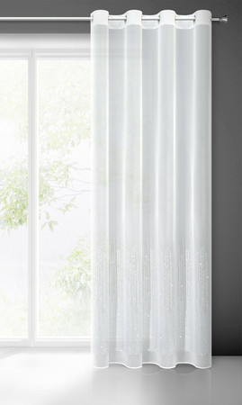 FIRANA GOTOWA SOLEI 140 X 250 CM BIAŁY