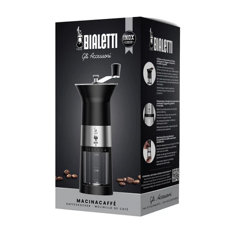 Bialetti Młynek PRO do kawy żarnami ceramicznymi Czarny