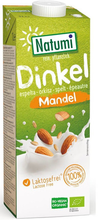 Zestaw NATUMI Napój Orkiszowo-Migdałowy BIO (1L) x12 szt.