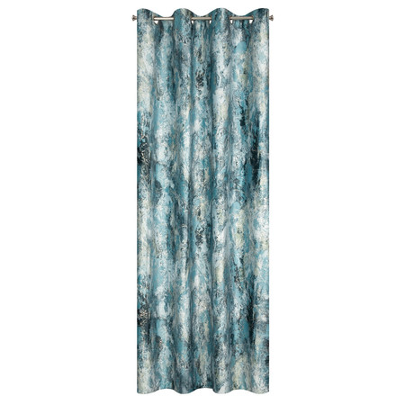 ZASŁONA GOTOWA MALIA 140 X 250 CM TURKUSOWY