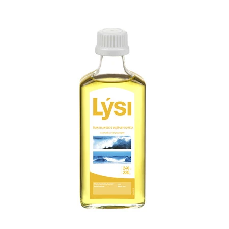 Lysi Tran islandzki Lýsi olej 240 ml smak cytytrynowy