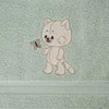 Ręcznik Dziecięcy Baby66 100 x 100 cm, Miętowy