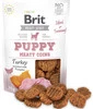 BRIT JERKY Snack PUPPY TURKEY Meaty Coins Indyk Dynia 80g