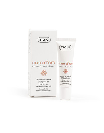 Ziaja, Anno D'oro Lifting Solution 40+ serum aktywnie liftingujące pod oczy i na okolice ust 30ml