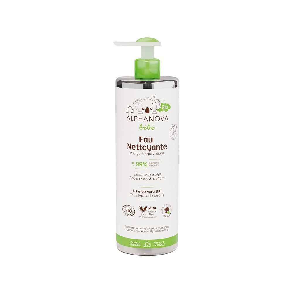Alphanova Bebe Bio, Naturalna Woda Micelarna do mycia, 400ml - Nabea.pl