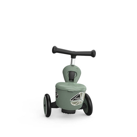 SCOOTANDRIDE Highwaykick 1 Lifestyle 2w1 Jeździk i hulajnoga z zamykanym schowkiem 1-5 lat Green Lines