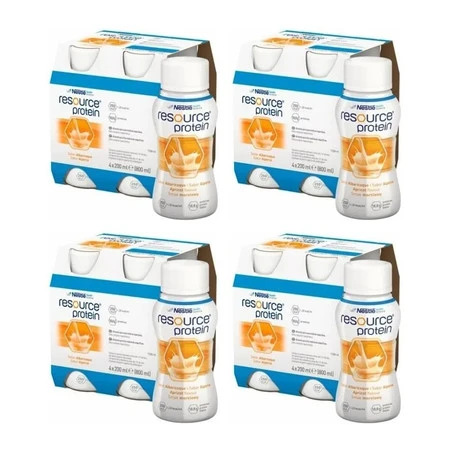 Zestaw 4x RESOURCE Protein smak morela 4 x 200ml