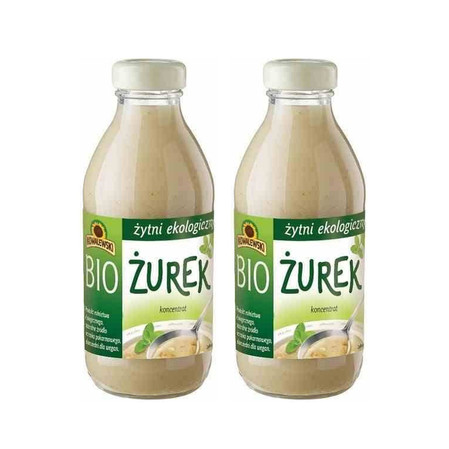 Zestaw: 2x Żurek żytni koncentrat BIO 320 ml