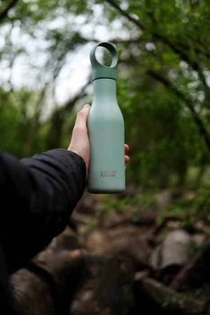 JJ - Butelka termiczna stalowa 500ml Loop™, zielon