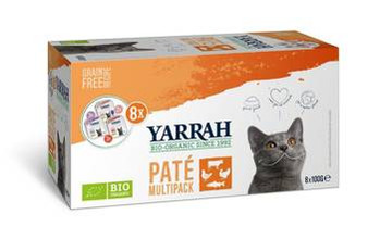 (DLA KOTA) PASZTET BIO (8 x 100 g) 800 g - YARRAH