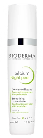 Naos − Sébium Night peel, delikatny peeling dermatologiczny na noc − 40 ml