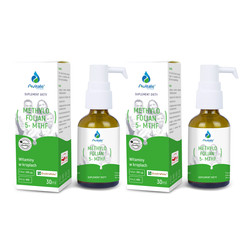 Zestaw 2x Avitale MethyloFolian (Quatrefolic) 5- MTHF 200 µg 30 ml
