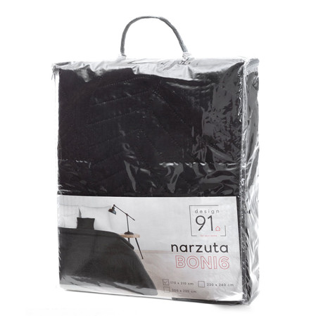 NARZUTA D91 BONI 6 170 X 210 CM CZARNY
