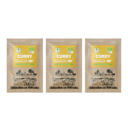 Zestaw: 3x Dary Natury Saszetka Eko Curry 20g