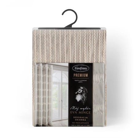 ZASŁONA GOTOWA SOTERA 140 X 250 CM JASNOBEŻOWY
