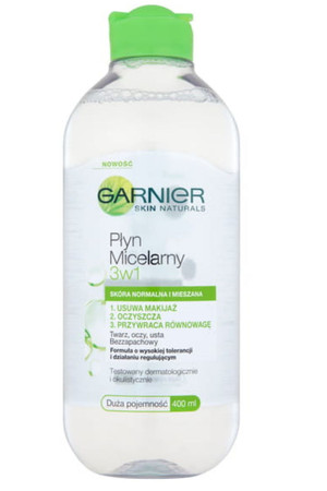 Skin Naturals płyn micelarny 3w1 skóra normalna i mieszana 400ml