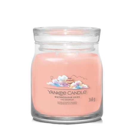 Średnia świeca zapachowa Watercolour Skies 368g