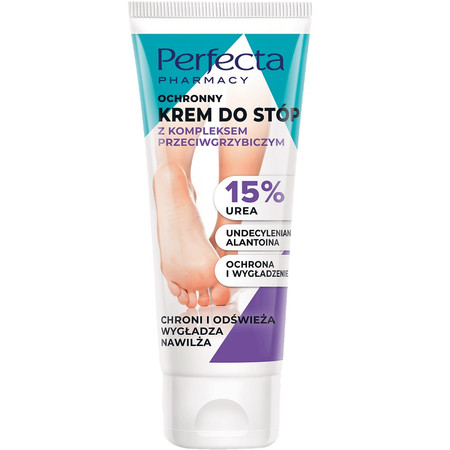 Pharmacy ochronny krem do stóp z kompleksem przeciwgrzybicznym 15% urea 80ml