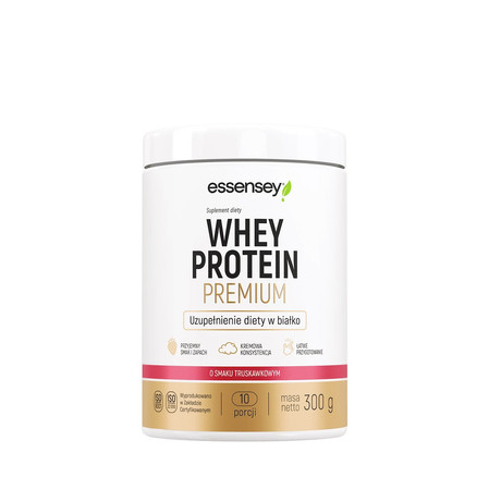 ESSENSEY WHEY PROTEIN PREMIUM odżywka białkowa WPC 300g smak truskawka