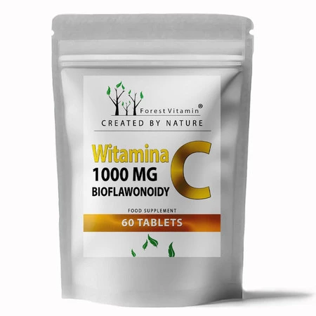 Forest Vitamin Witamina C 1000 mg + Bioflawonoidy 60 tabl.