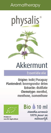 OLEJEK ETERYCZNY MIĘTA POLNA BIO 10 ml - PHYSALIS