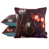 POSZEWKA VELVET 130 45 X 45 CM BORDOWY