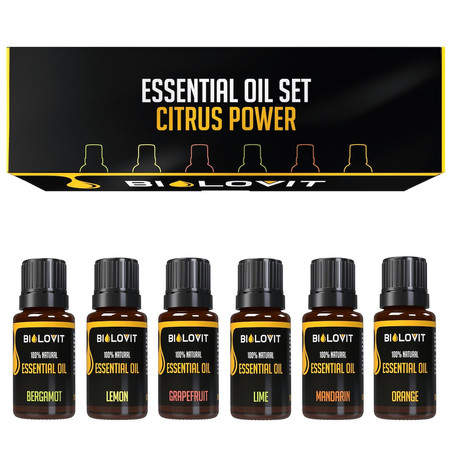 Bilovit Zestaw olejków eterycznych Moc Cytrusów 6 x 10ml