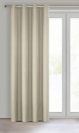 ZASŁONA GOTOWA RITA 140 X 250 CM CIEMNOBEŻOWY