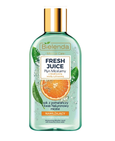Fresh Juice płyn micelarny nawilżający z wodą cytrusową Pomarańcza 100ml