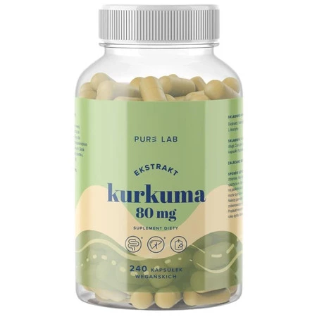 Pure Lab Kurkuma 80 mg, 240 kaps