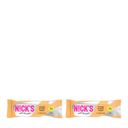 Zestaw: 2x N!CK'S Nicks Protein Wafer Orange Proteinowy Wafelek Pomarańczowy bez cukru 40g