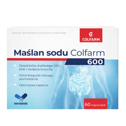 COLFARM Maślan Sodu 600, 60 kaps.