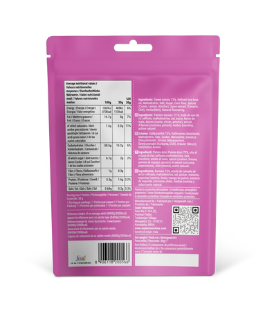 Super Munchies Chipsy Z Batatów Chili Mięta 30g