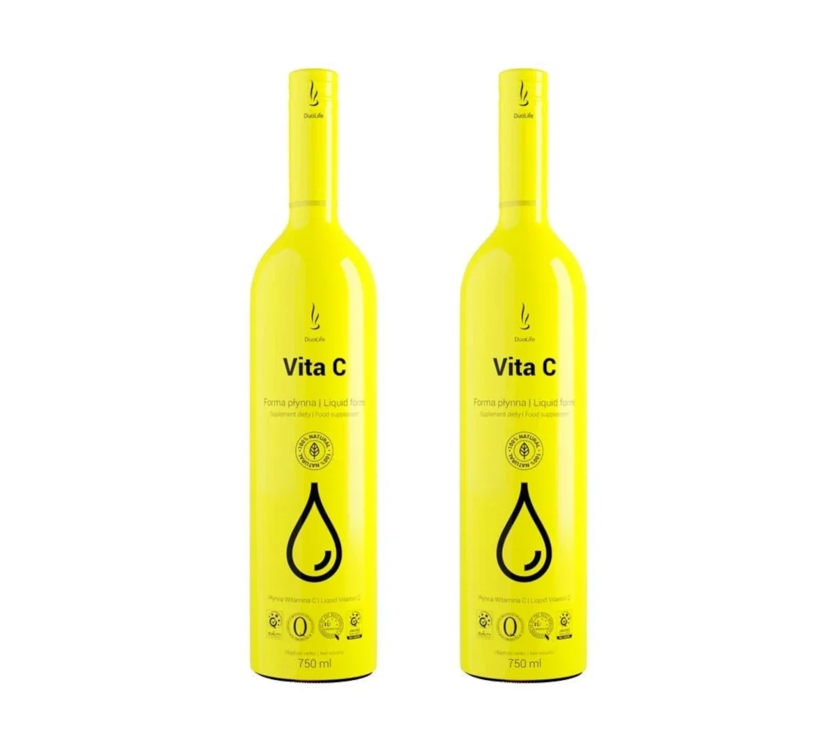 Zestaw: 2x DuoLife - Witamina C w płynie - 750ml - Nabea.pl
