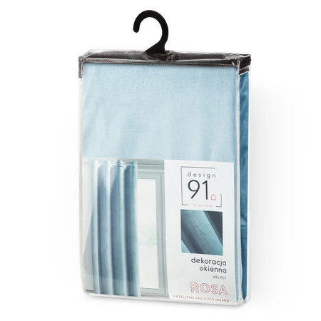 ZASŁONA GOTOWA D91 ROSA 140 X 250 CM MORSKI