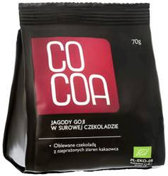 COCOA JAGODY GOJI W SUROWEJ CZEKOLADZIE BIO 70 g