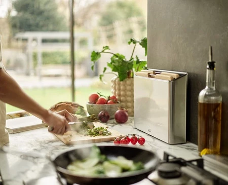 JJ-Zestaw 3desek bambusowych w stojaku FolioBamboo