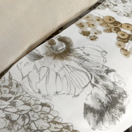 Komplet Pościeli Satynowej Spring 49 140 x 200 cm, Biały