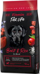 Fitmin Dog For Life Beef & Rice Wołowina Ryż sucha karma da psa 12kg