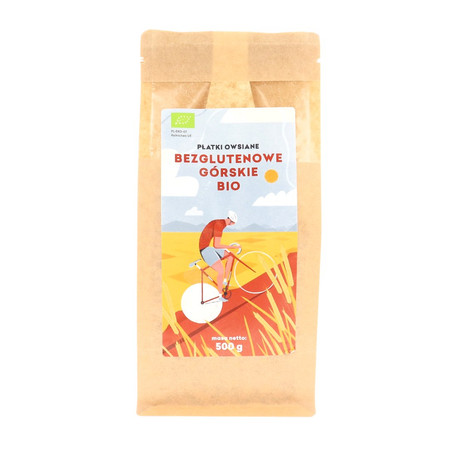 Pięć Przemian - Płatki owsiane górskie BIO 500g bezglutenowe