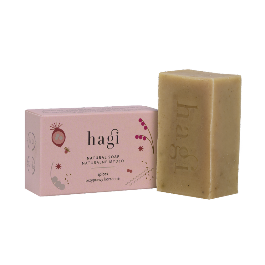 Hagi − Naturalne mydło z przyprawami korzennymi − 100 g - Nabea.pl