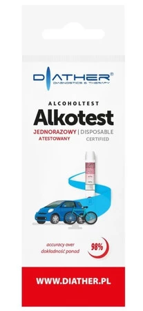 DIATHER Alkotest 1 szt.