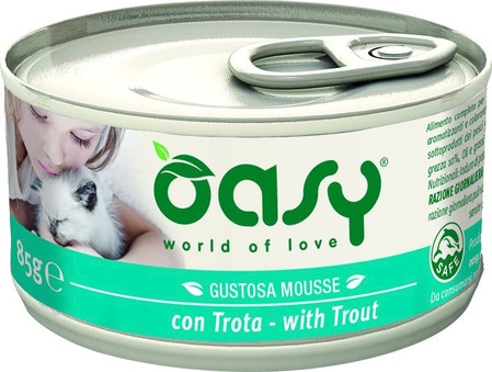 OASY Cat Caprice Mousse Kot Trout Pstrąg 85g